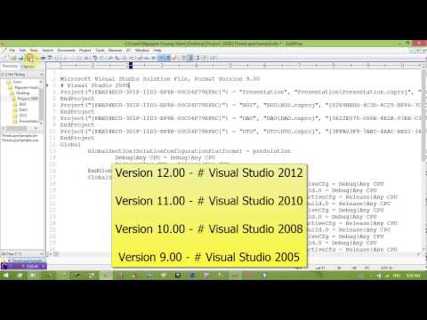Chuyển đổi giữa các Project Visual Studio