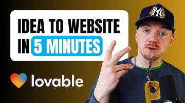Go From Idea To Website in 5 min (Lovable Review)