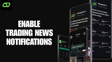 How To Enable Trading News Notifications On Olymptrade App | Step By Step