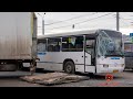 В Днепре на Калиновой 95 й автобус столкнулся с фурой и сорвал ей двери прицепа