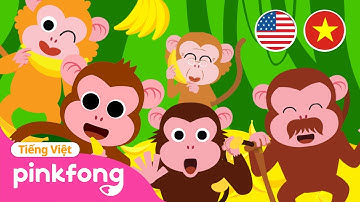 Ăn Chuối cùng gia đình Khỉ 🍌Monkey Banana +Tuyển tập | Cá Mập Con Baby Shark Pinkfong Nhạc thiếu nhi