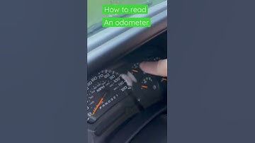 How to read an odometer