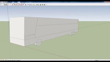 bus in google sketchUp 8 tutorial #2