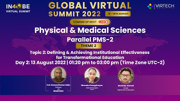 Parallel Sessions Theme 2 Topic 2: Defining and Achieving Institutional Effectiveness