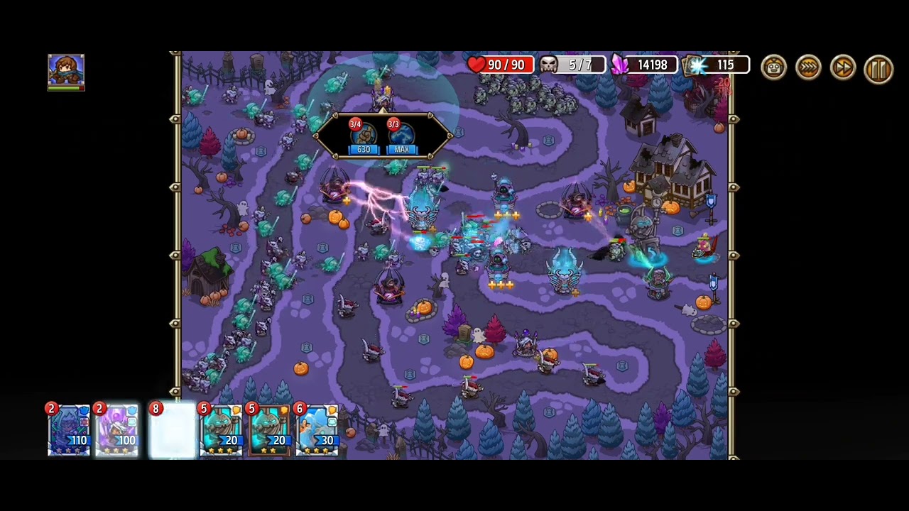 Crazy Defense Heroes 2022 Halloween Invasion Crazy final battle