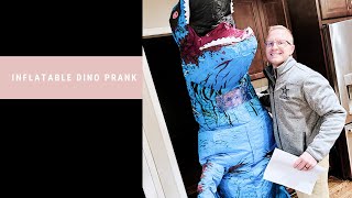 Inflatable Dino Prank