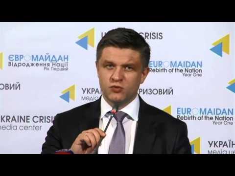 Dmytro Shymkiv.Ukraine Crisis Media Center, 19th of November 2014