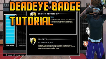 NBA 2K16 How To Get Deadeye FAST & EASY Tutorial