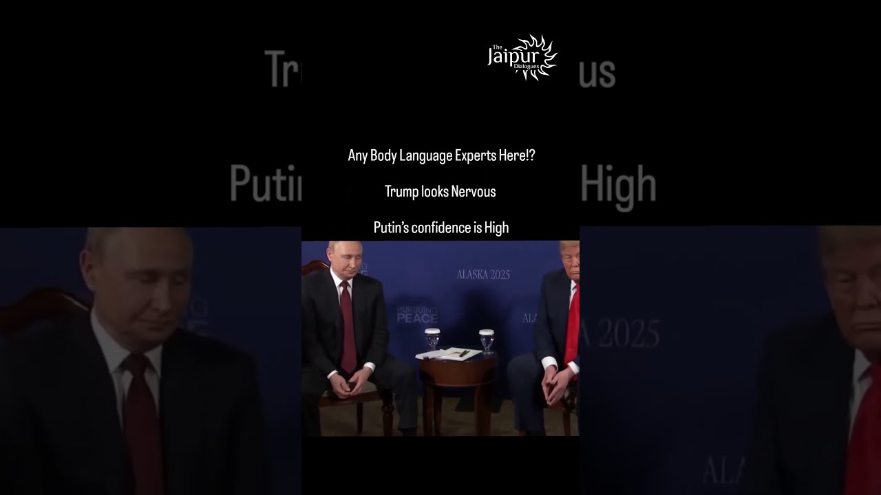 Trump Looks Nervous Putin With Confidance 