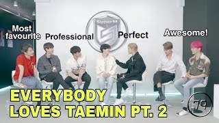 Every idols nonstop loving & admiring Taemin for 14 minutes straight