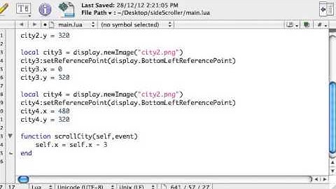 Corona SDK Game Tutorial   Part 2 of 14