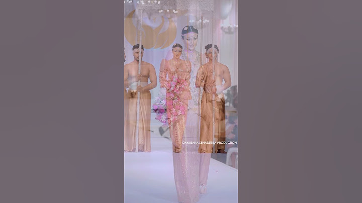"A celebration of Heritage & Tradition " | Danushka Senadeera Production