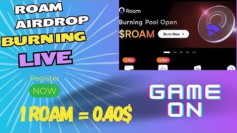 How To Burn Roam points & Stickers to $ROAM airdrop || Roam Points Burn kase karen