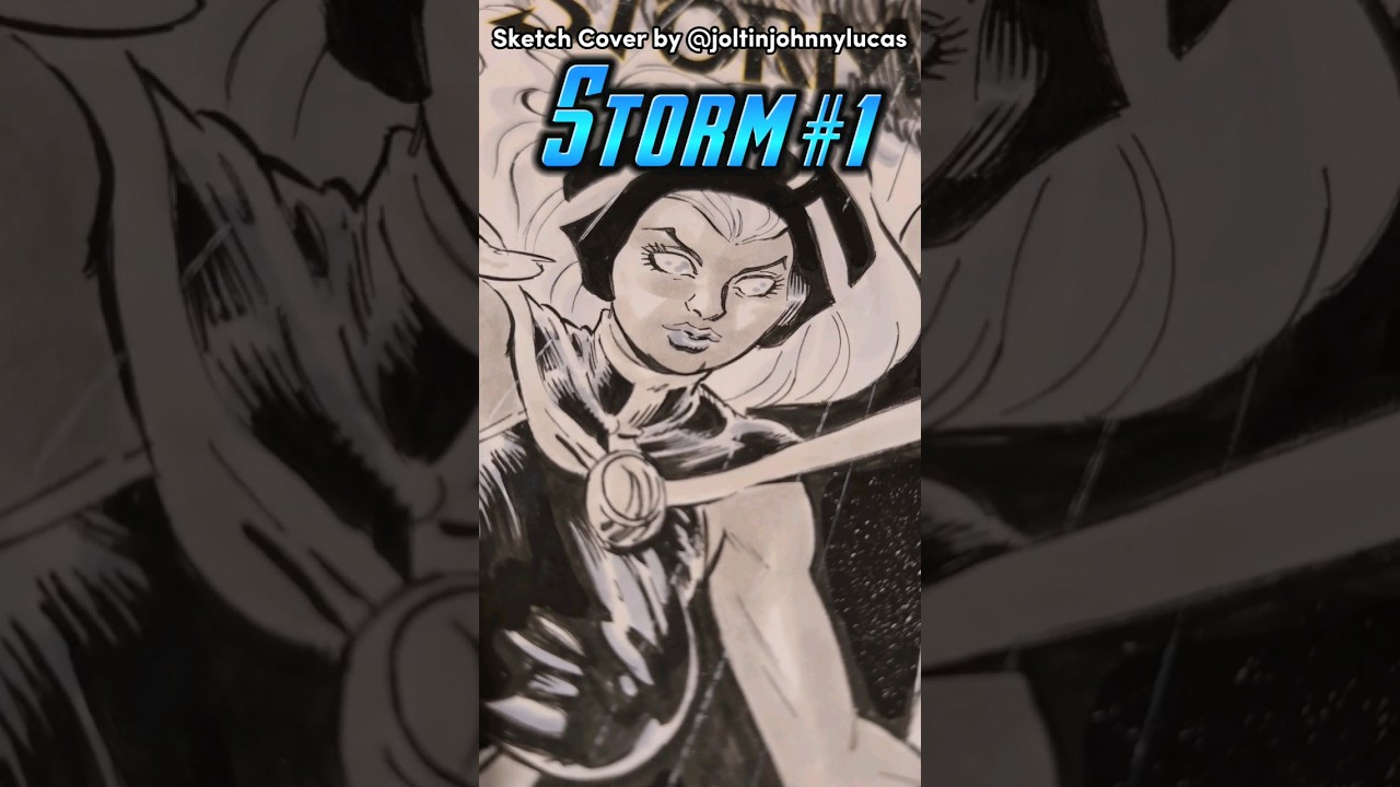 Love this Storm 1 sketch cover I picked up from Joltin' Johnny Lucas! 