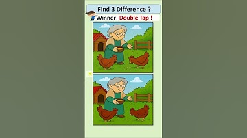 Only 1% Spot ALL 3 Differences! 🤯