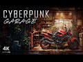 A Moody Cyberpunk Rainy Night for Study, Focus & Relaxation | 4K 🌧️