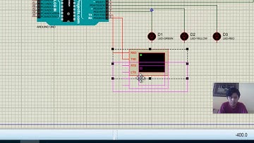 Simulasi Parkir menggunakan Sensor Ultrasonik di Proteus 8 Professional