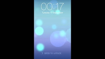 iOS7 with VoiceOver: Lock Screen