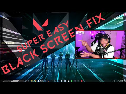 VALORANT BLACK SCREEN ON STARTUP (FIX) *EASY*