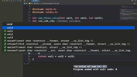 C Programming Language:  Global and Local Variable