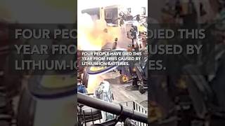 Zero to 100 That s how quickly lithium-ion batteries can explode igniting fast deadly fires
