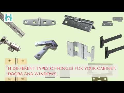 14 types of door hinges for windows and