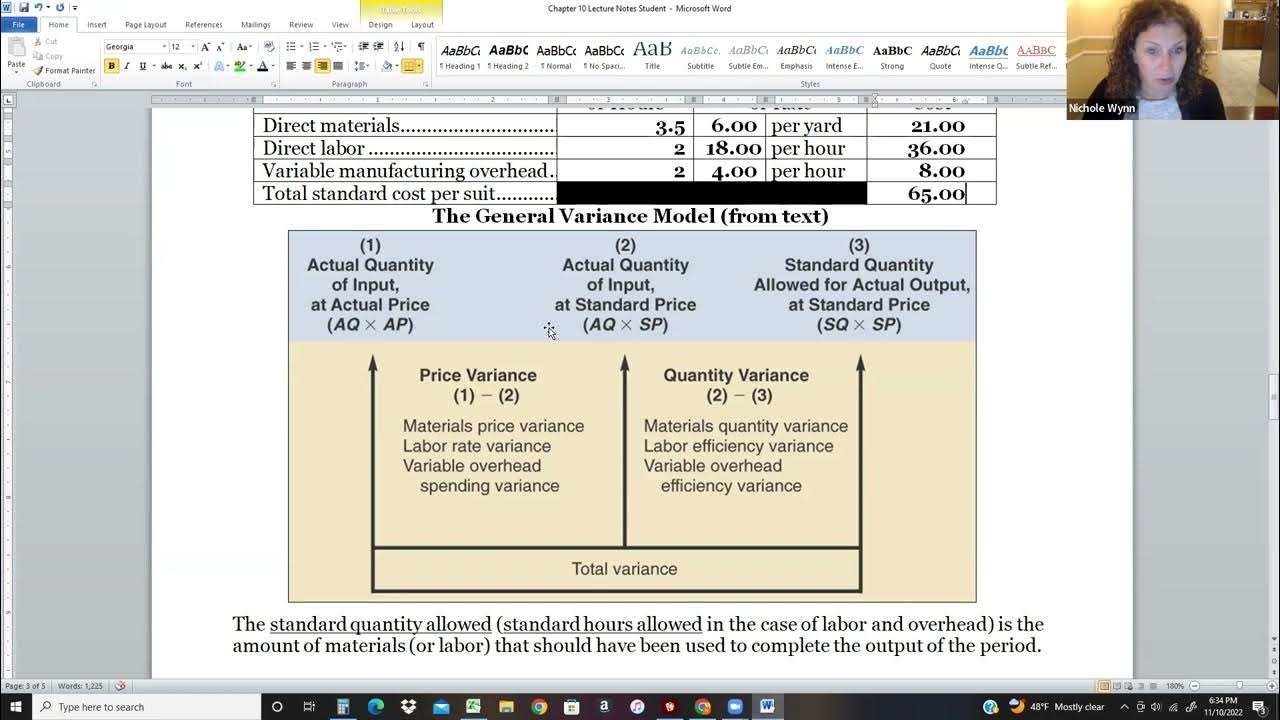 Managerial Accounting Chapter 10 Part 1 of 1 YouTube