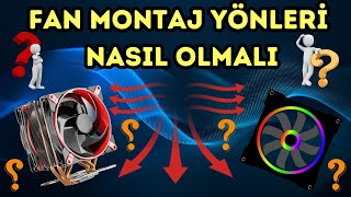 Bilgisayar Kasasında Fan Montaj Yönü ve Doğru Hava Akımı Nasıl Olmalı ? Resimi