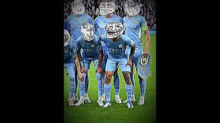 Manchester City 2022-2023 Troll Face Squad #shorts #football #manchestercity Resimi