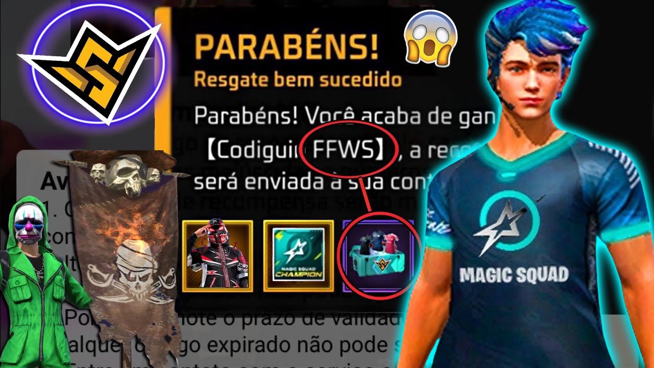 CODIGUIN INFINITO DO CAMPEÃO DO MUNDIAL? (MAGIC SQUAD), PEGUE O