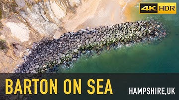 Barton on Sea - 4K Drone Footage