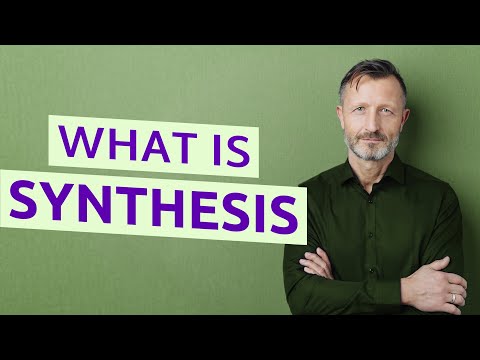 Synthesis | Definition of synthesis 📖 📖