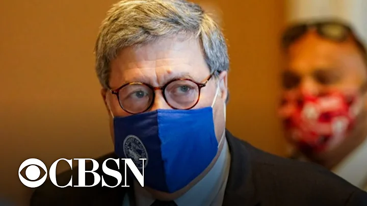 William Barr says no evidence of widespread voter fraud in 2020 election