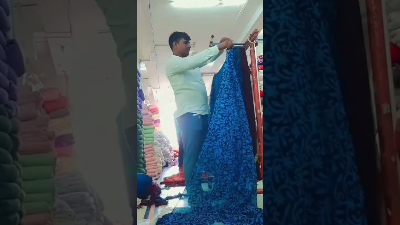 Surat textile market folding cutting kaise kiya Jata