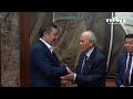 Президент Садыр Жапаров Кыргыз Республикасынын Баатыры Апас Жумагулов менен жолугушту Президент Садыр Жапаров Кыргыз Республикасынын Баатыры Апас Жумагулов менен жолугушту