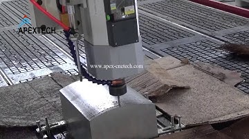 APEX 2030 CATC CNC Router with 4th axis for processing the aluminium material 2