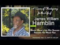A service of thanksgiving for the life of james william hamblin