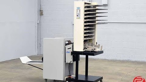 MBM Sprint 5000 Booklet Maker with 10 Bin Collator