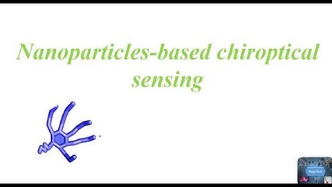 Nanoparticles -based chiroptical sensing.