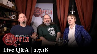 Chronicles of Elyria - Live Q&A | 2.7.18