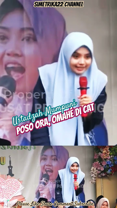 POSO ORA, OMAHE DICAT. EEEEE - Ustadzah Mumpuni