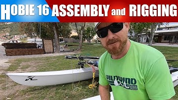 Hobie 16 complete assembly and rigging