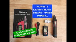 Easily Find Breakers and Label Electrical Panel with Kaiweets Circuit Breaker Finder Model KT301P