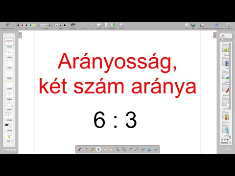 Videó: Mi az arány a 6. osztályos matematikában?