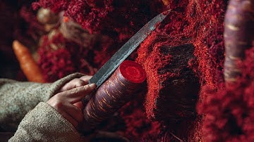 🔥ASMR: Magma Vegetables 🍠 Lava Beetroot #ai #asmr #magma #satisfying #video