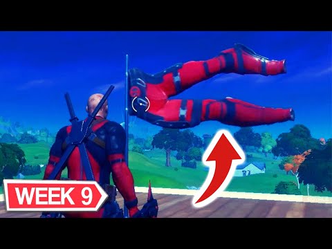 Salute Deadpool's Pants LOCATION! Deadpool Week 9 Challenges Fortnite!