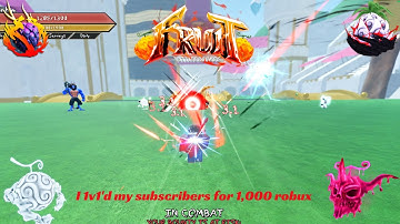 [Fruit Battlegrounds] I 1v1