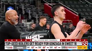 Top seed Boilers get ready for Gonzaga in Sweet 16