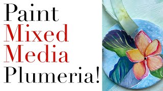 Learn How to Paint Watercolor Plumeria Flowers Step by Step screenshot 5