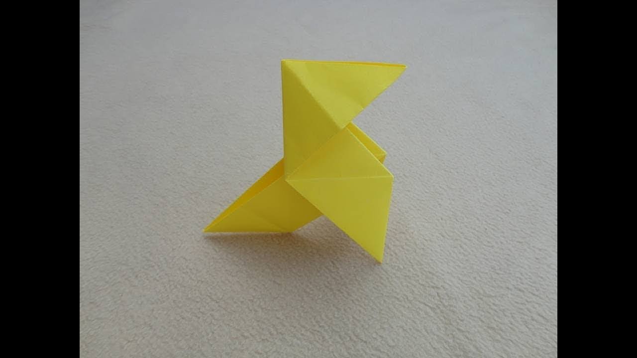 el último estafa Auckland Papiroflexia: Pajarita de Papel, Manualidades - Origami easy bird DIY  Handmade Paper Crafts - YouTube